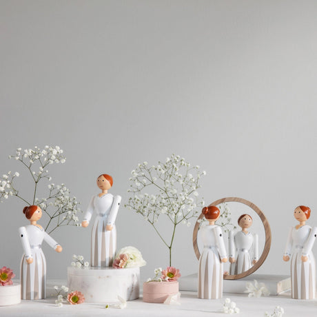 Kay Bojesen Bride Wooden Wedding Cake Topper 8