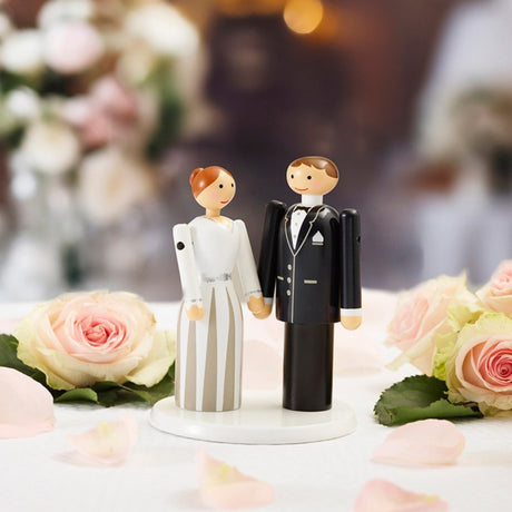 Kay Bojesen Bride Wooden Wedding Cake Topper 6