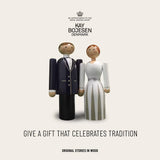 Kay Bojesen Bride Wooden Wedding Cake Topper 9