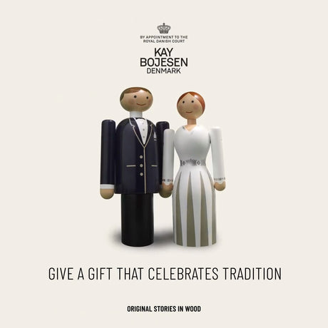 Kay Bojesen Bride Wooden Wedding Cake Topper 9