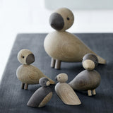 Kay Bojesen Lovebirds Oak and Smoked Oak Set of 2 6