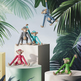 Kay Bojesen Mini Wooden Monkey Beechwood set 9
