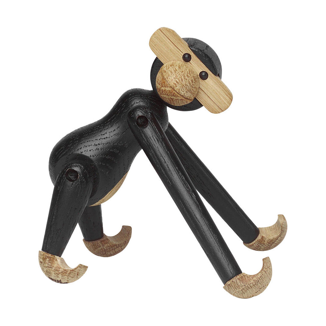 Kay Bojesen Mini Wooden Monkey Beechwood Stained Oak 2