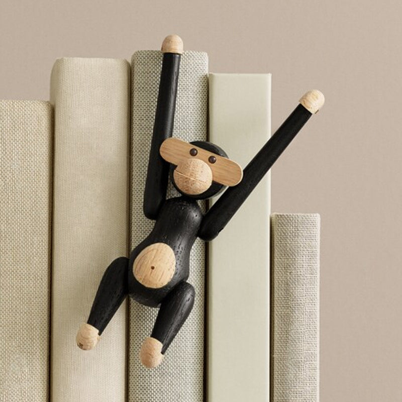 Kay Bojesen Mini Wooden Monkey Beechwood Stained Oak 7