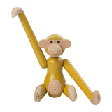 Kay Bojesen Mini Wooden Monkey Beechwood Vintage Yellow 2
