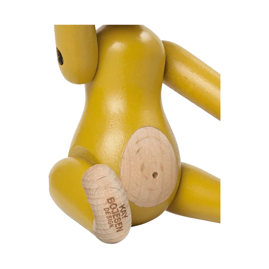 Kay Bojesen Mini Wooden Monkey Beechwood Vintage Yellow 5