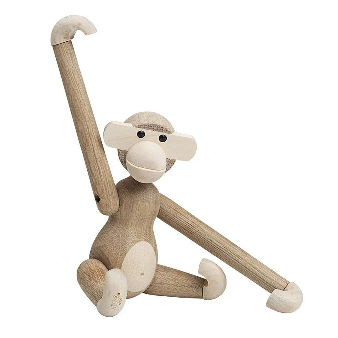 Kay Bojesen Small Wooden Monkey Beechwood  Oak and Maple 2
