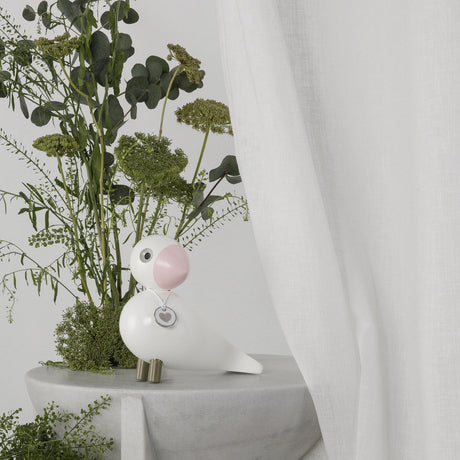 Kay Bojesen Beechwood Songbird Love White and Rose 3