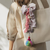 Kay Bojesen Wooden Bird Golden Metal Keychain with Natural Leather 4