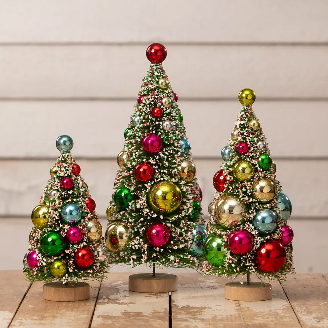 Bethany Lowe Kitschmas Trees - Set of 3 front