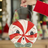 Johanna Parker for Bethany Lowe Large Singing Merrymint Bucket holding