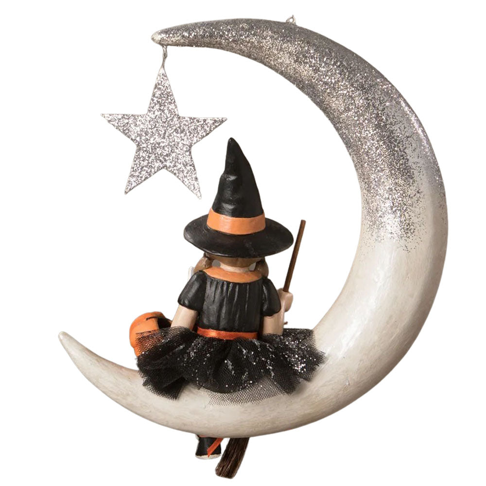 Bethany Lowe Fraya Witch on Moon Ornament - Thumbnail 2