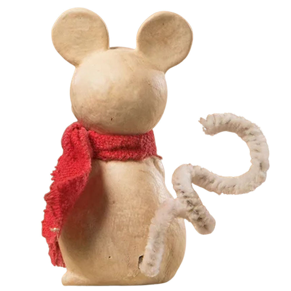 Little Mouse with Gift by Bethany Lowe Designs 2.5" back