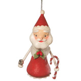Little Santa Ornament by Michelle Lauritsen 2.5" front