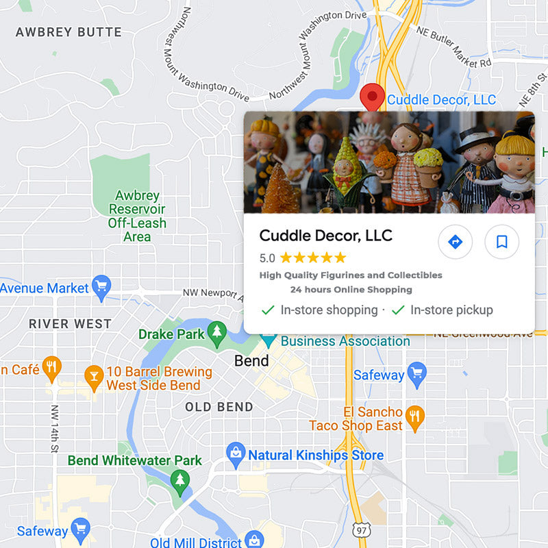 Cuddle Decor Location - Lori Mitchell and Bethany Lowe figurines and Collectibles
