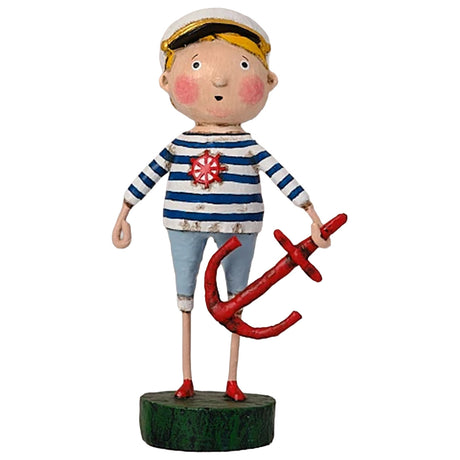 Cuddle Decor Ahoy Mate Summer Patriotic Collectible Figurine by Lori Mitchell
