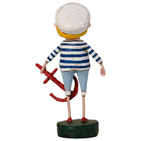Cuddle Decor Ahoy Mate Summer Patriotic Collectible Figurine by Lori Mitchell