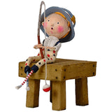 Cuddle Decor Lori Mitchell Gone Fishin' 5.25" front
