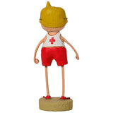 Cuddle Decor Lori Mitchell Lars The Lifeguard 6" back