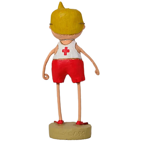 Cuddle Decor Lori Mitchell Lars The Lifeguard 6" back