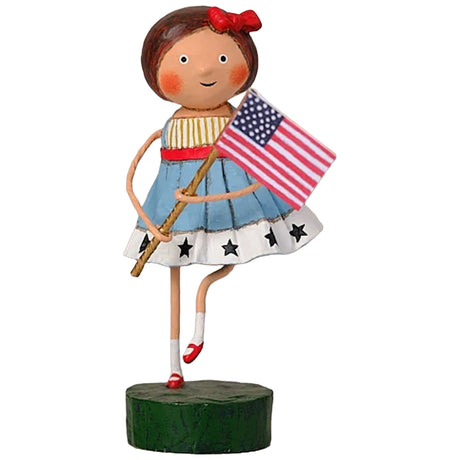 Cuddle Decor Lori Mitchell Little Betsy Ross 6" front