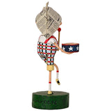 Cuddle Decor Lori Mitchell Little Patriotic Boy 6" back