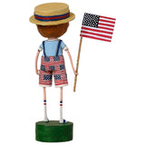 Cuddle Decor Lori Mitchell Sammies Stars and Stripes back