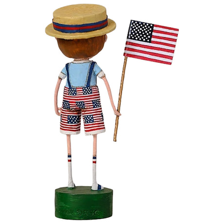Cuddle Decor Lori Mitchell Sammies Stars and Stripes back
