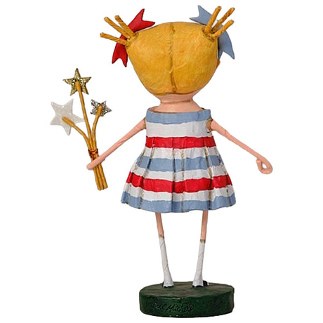 Cuddle Decor Lori Mitchell Sissy's Stars 7" back
