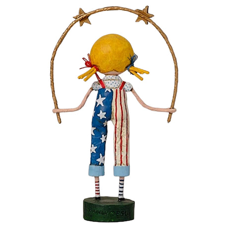 Cuddle Decor Lori Mitchell Star Spangled 8.25" back