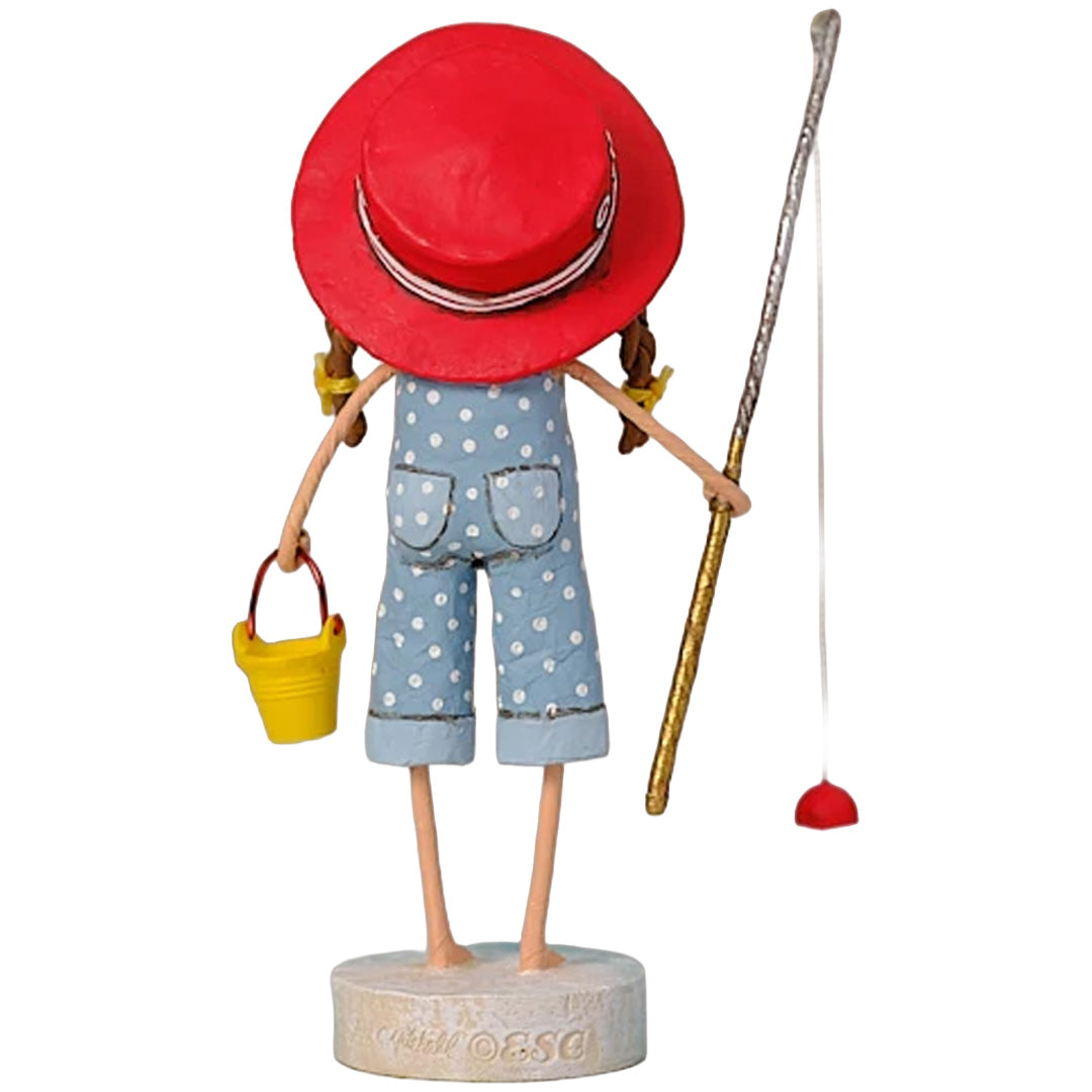 Cuddle Decor Lori Mitchell Summer Fishin' 6.25" back