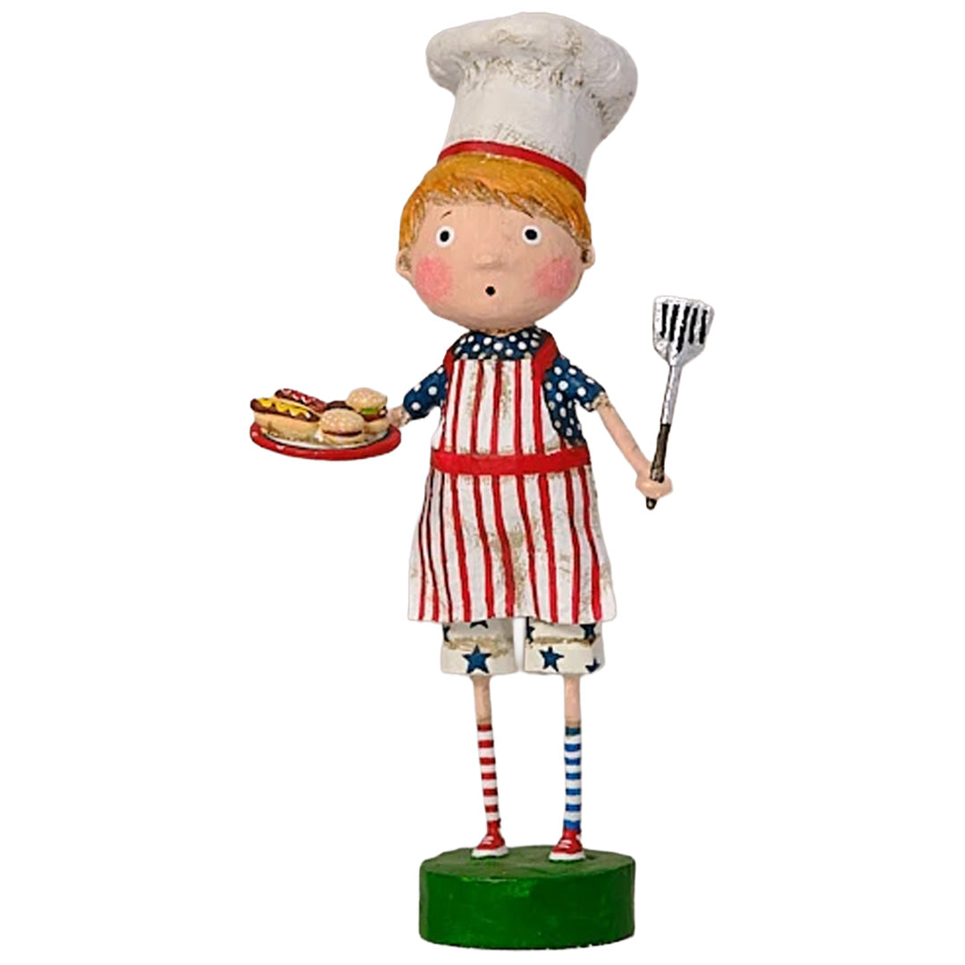 Cuddle Decor Lori Mitchell The Grill Master 7.5" front