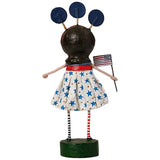 Cuddle Decor Lori Mitchell USA Girl 7.75" back