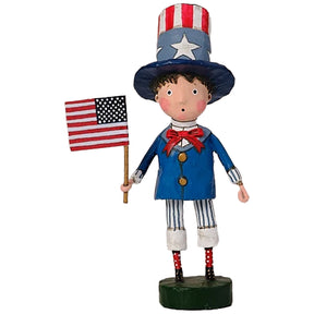 Cuddle Decor Lori Mitchell Yankee Doodle Boy 7" front
