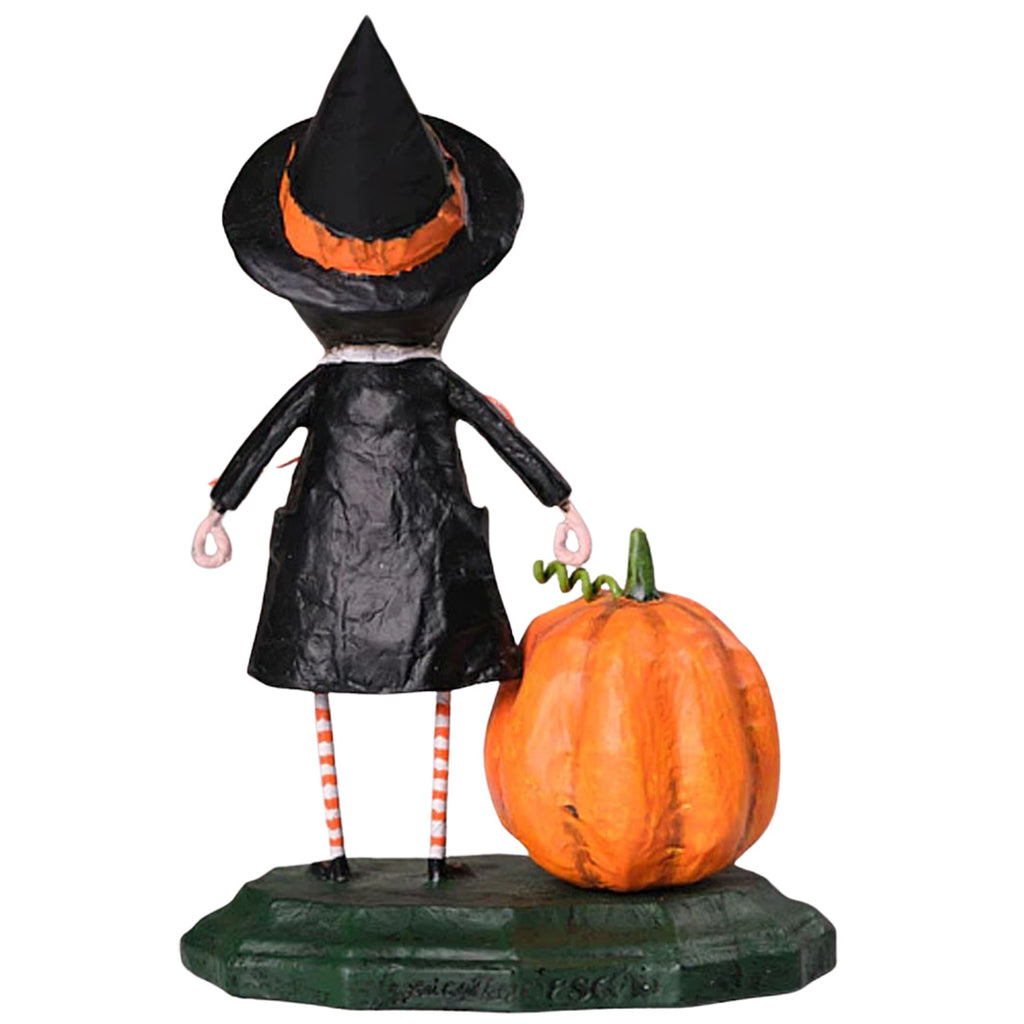 Agatha and Jack Halloween Figurine by Lori Mitchell back