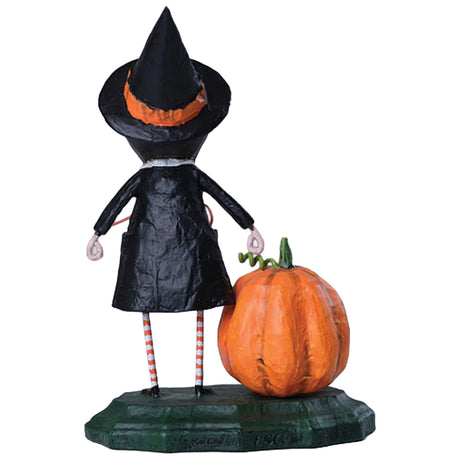 Agatha and Jack Halloween Figurine by Lori Mitchell back new version