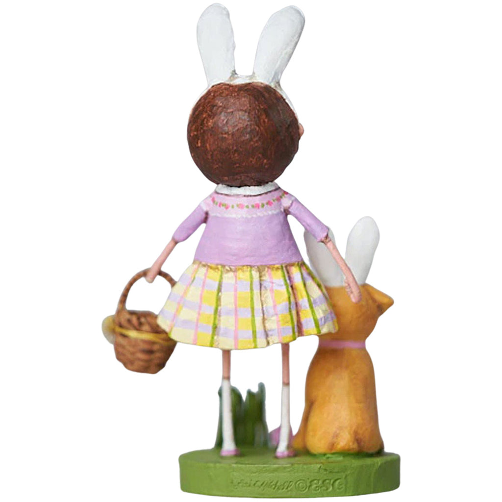 All Ears for Easter Spring and Easter Figurine by Lori Mitchell back