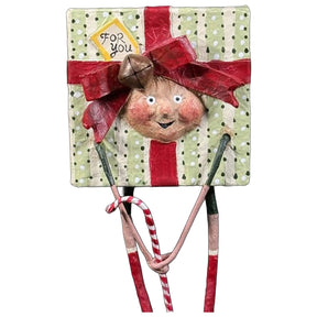 Cuddle Decor Lori Mitchell All Wrapped Up Green 5.5"