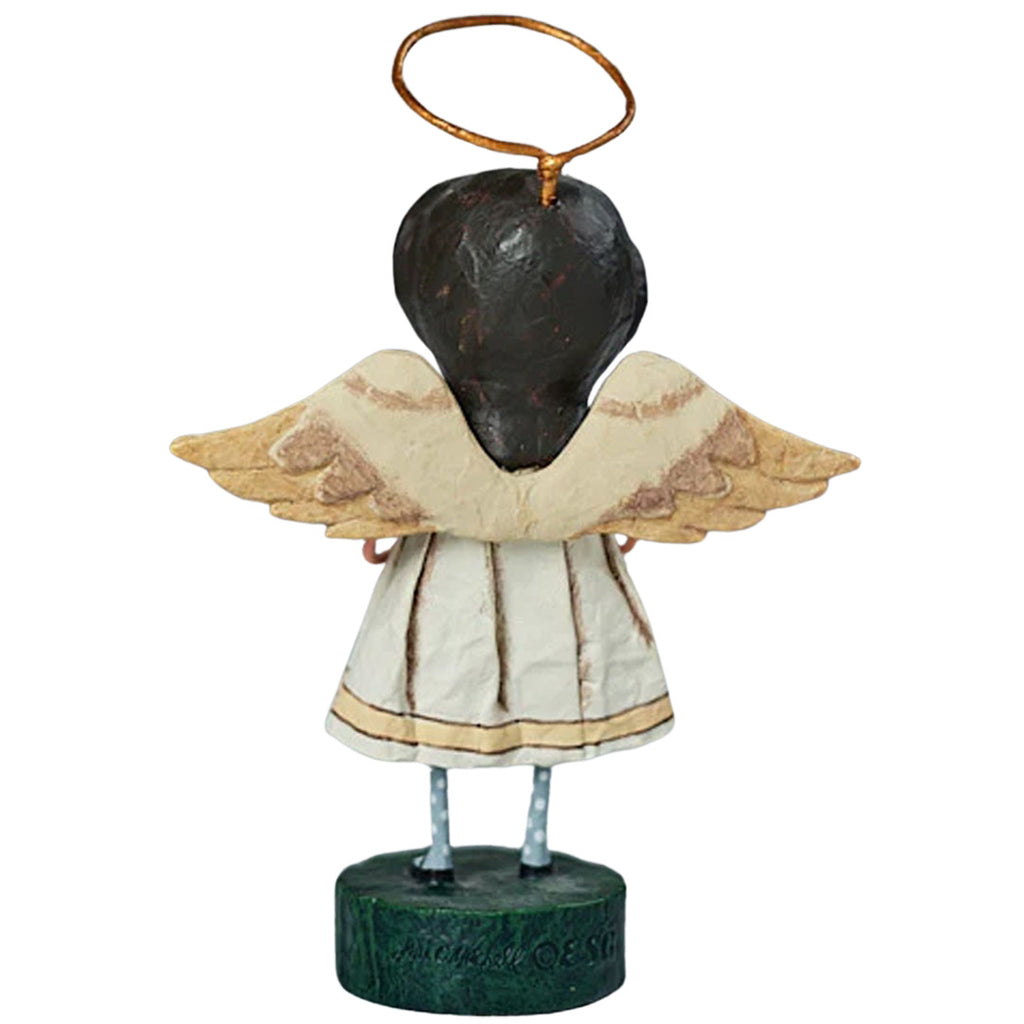 Angel of the Home Christmas Figurine and Collectible by Lori Mitchell back