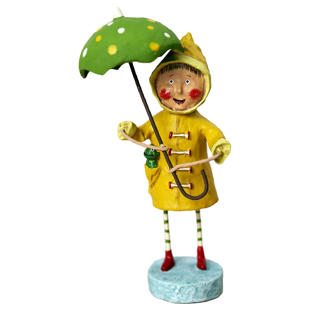 Cuddle Decor Lori Mitchell April Showers Yellow 7.5"