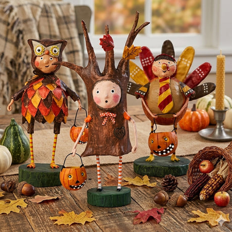 Cuddle Decor Autumn Forest Figurine and Collectible by Lori Mitchell