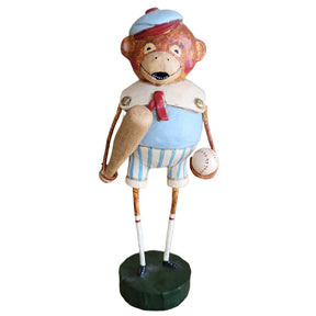 Cuddle Decor Lori Mitchell Baseball Monkey 6.5"