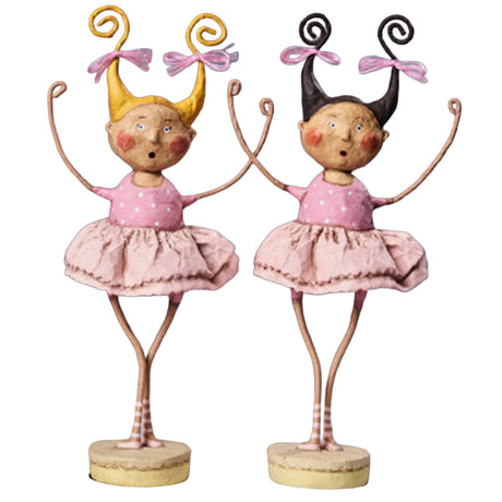 Cuddle Decor Lori Mitchell Bella Ballerinas - Set of 2 