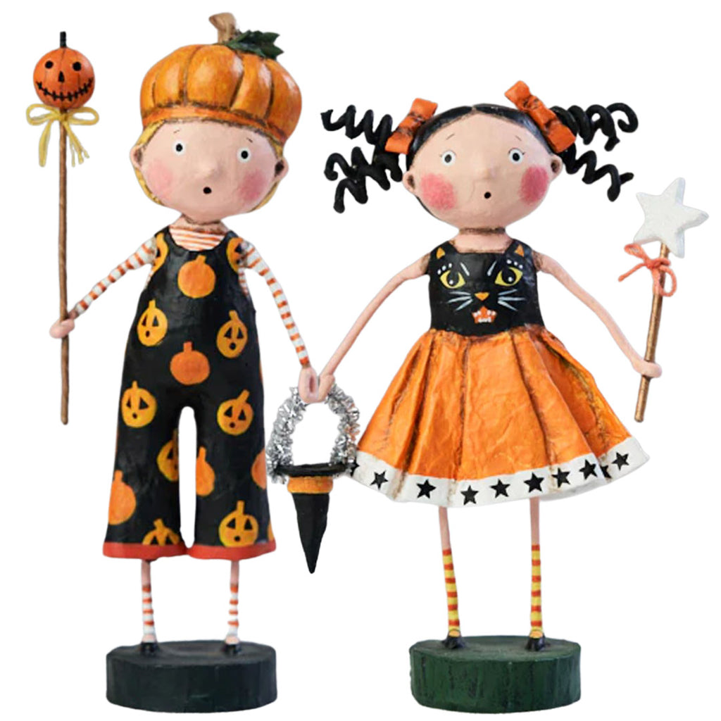 Best Friends Forever Halloween Figurine Collectible by Lori Mitchell