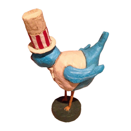 Cuddle Decor Lori Mitchell Billie Blue Bird back