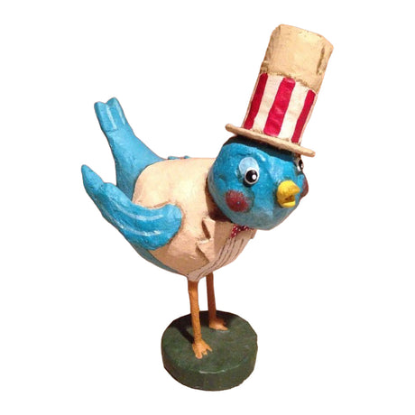 Cuddle Decor Lori Mitchell Billie Blue Bird front