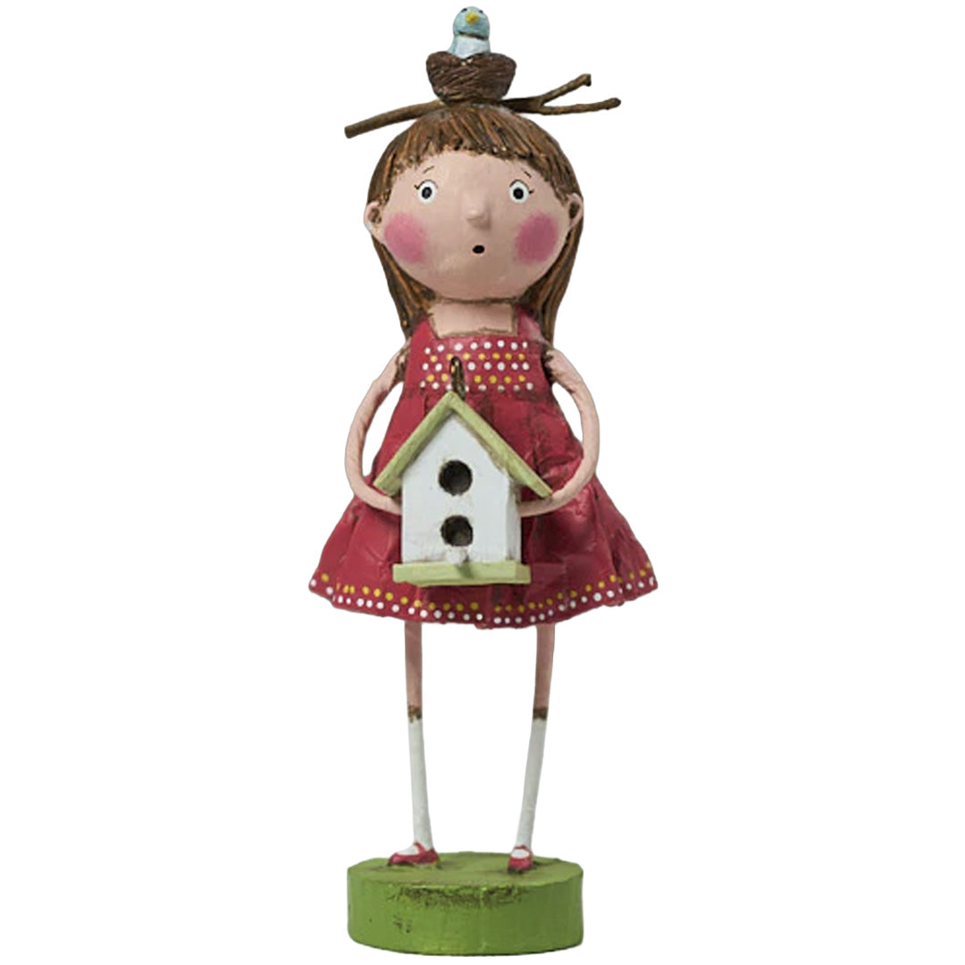 Birdy's House Spring and Easter Figurine Collectible by Lori Mitchell front front