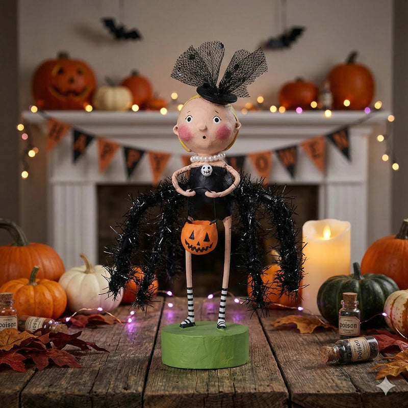Cuddle Decor Lori Mitchell Black Widow front lifestyle