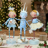 Cuddle Decor Lori Mitchell Blue Frost Fun Day Set of 3 lifestyle