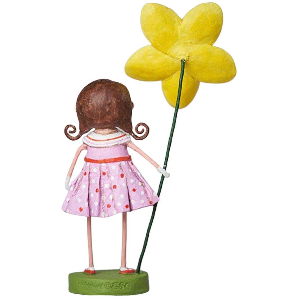 Bonnie Bloom Spring and Easter Figurine Collectible by Lori Mitchell back